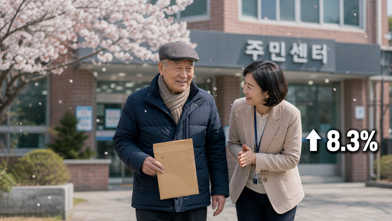 2026년 기초연금 수급자격 및 소득인정액 안내